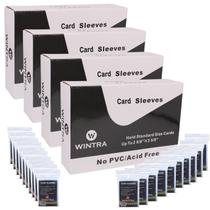 Capas para Cartas WINTRA 2000 Unidades 6,7 x 9,4 cm Ultra Transparentes
