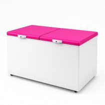 Capas Para Freezer Horizontal 2 Tampas Metal Frio 546 Litros