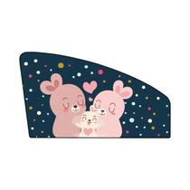 Capas para Janela de Carro com Desenhos Animados - Para Bebês e Crianças