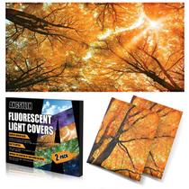 Capas para luz fluorescente ANGSYLTH 122 x 61 cm magnéticas, kit com 2 Capas para luz fluorescente ANGSYLTH 122 x 61 cm magnéticas, kit com 2