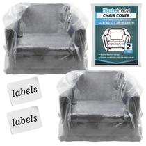 Capas para Móveis Vindafjord Transparente para Sofá e Cadeira 165 x 107 x 86 cm Capas para Móveis Vindafjord Transparente para Sofá e Cadeira 165 x 107 x 86 cm