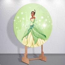 Capas Para Painel Redondo Princesa Do Vestido Verde Festa Sapo Tamanhos Diversos Mini Ou Grande