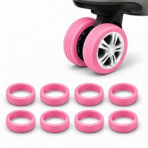 Capas Para Rodas De Mala De Viagem Silencioso Resistente Silicone Kit