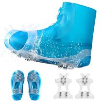 Capas para sapatos ARKFUSION ARKFUSION impermeáveis com alças de gelo azuis L