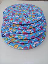 Capas Para Souplast. Tecido de tricoline 100% algodão. 6 UNIDADES ESTAPAMPA DOCE