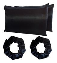 Capas Para Travesseiros Cetim 2 Unidades + 2 Xuxinhas Frufru