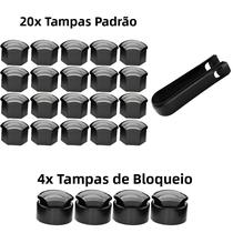 Capas Protetoras Antiferrugem Para Parafusos De Roda De Carro 17mm - 20 Peças Capas Protetoras Antiferrugem Para Parafusos De Roda De Carro 17mm - 20 Peças
