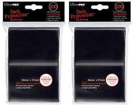 Capas protetoras de deck Ultra Pro de 200 unidades para cartas padrão