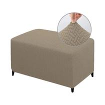 Capas Protetoras De Tecido Elástico Com Alto Teor De Elastano Para Otomanas Retangulares E Apoios De