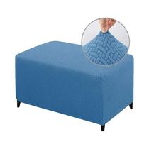 Capas Protetoras De Tecido Elástico Com Alto Teor De Elastano Para Otomanas Retangulares E Apoios De