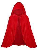 Cape Colorful House Velvet Red Riding Hood Halloween e Natal Cape Colorful House Velvet Red Riding Hood Halloween e Natal