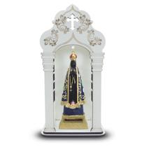 Capela 34 cm com Imagem de Nossa Senhora Aparecida Inquebráv - Procade