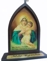 Capela Capelinha Mãe Rainha Madeira 20cm Mdf