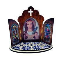 Capela Capelinha Portuguesa Santa Filomena MDF Capela Capelinha Portuguesa Santa Filomena MDF