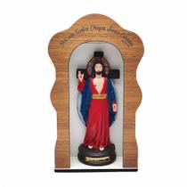 Capela com Imagem Jesus das Santas Chagas 32 cm Capela com Imagem Jesus das Santas Chagas 32 cm