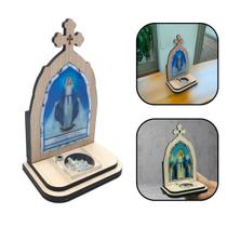 Capela Com Porta Intenções E Terço Maria Passa Na Frente