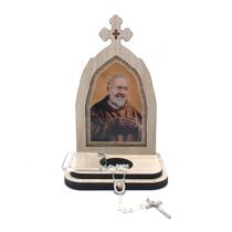 Capela Com Porta Intenções E Terço São Padre Pio - FORNECEDOR 38