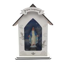 Capela Consagração Nossa Senhora das Graças MDF 22 cm Capela Consagração Nossa Senhora das Graças MDF 22 cm