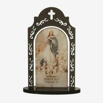 Capela de Nossa Senhora da Imaculada Conceição Detalhes Vazados em MDF 16cm
