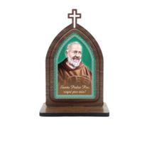 Capela de Padre Pio 15cm - Sem Porta