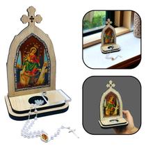 Capela e Terço Nossa Senhora Do Rosário de Pompeia Com Porta Intenções Capela e Terço Nossa Senhora Do Rosário de Pompeia Com Porta Intenções