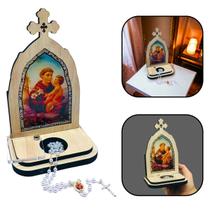 Capela e Terço Santo Antônio de Pádua Com Porta Intenções