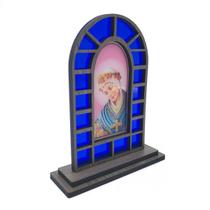 Capela Em Mdf Vitral Nossa Senhora De La Salette