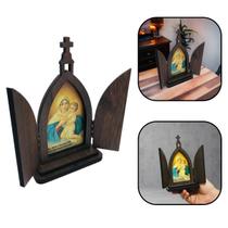 Capela Mãe Rainha Com Porta 18 Cm