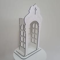Capela Oratório 55cm Para Imagem De Até 36cm Mdf Madeira Capela Oratório 55cm Para Imagem De Até 36cm Mdf Madeira