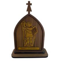 Capela Oratório De Madeira Imagem De Santo Expedito Capela Oratório De Madeira Imagem De Santo Expedito