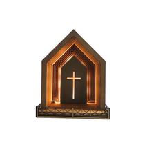 Capela Oratório Imagem Religiosa mdf 3mm com Led Capela Oratório Imagem Religiosa mdf 3mm com Led