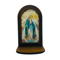 Capela Oratório Nossa Senhora das Graças Madeira 24 cm