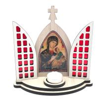 Capela Oratório Nossa Senhora do Perpétuo Socorro Vitral Com Porta Vela Capela Oratório Nossa Senhora do Perpétuo Socorro Vitral Com Porta Vela