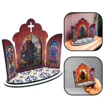 Capela Portuguesa São Francisco de Assis Madeira MDF