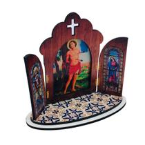 Capela Portuguesa São Sebastião Madeira MDF Capela Portuguesa São Sebastião Madeira MDF