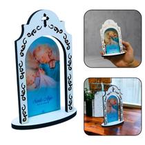 Capela Simples Anjo da Guarda Menino Azul 15 cm Capela Simples Anjo da Guarda Menino Azul 15 cm