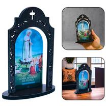 Capela Simples Nossa Senhora de Fátima 15 cm Capela Simples Nossa Senhora de Fátima 15 cm