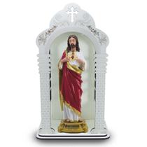 Capelão 60 cm com Imagem do Sagrado Coração de Jesus