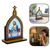 Capelinha Maria Mais Forte que o Mal com Porta Intenções