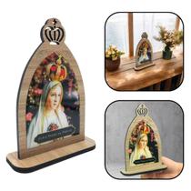 Capelinha Maria Passa Na Frente Madeira Com Coroa Capelinha Maria Passa Na Frente Madeira Com Coroa