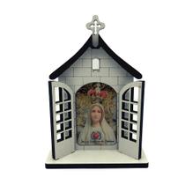 Capelinha Nossa Senhora de Fátima Com Porta - FORNECEDOR 51