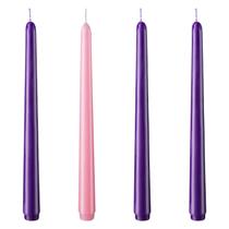 Caper Candles NIKY 25 cm, conjunto de 12 marfim sem perfume Caper Candles NIKY 25 cm, conjunto de 12 marfim sem perfume