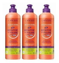 Capicilin Kit C/ 3 Relaxante Natural Redutor De Volume Capicilin Kit C/ 3 Relaxante Natural Redutor De Volume