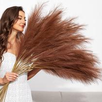 Capim artificial dos pampas FOTEEWL 8 peças, 98 cm de altura, marrom escuro