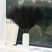 Capim artificial dos pampas Wertuirk preto 60 unidades - 60 cm de altura Capim artificial dos pampas Wertuirk preto 60 unidades - 60 cm de altura
