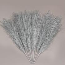 Capim artificial dos pampas ZIFTY Silver 6 hastes de 43 cm para decoração