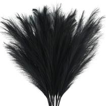 Capim-dos-pampas artificiais, obbsie 35, preto sintético, 8 unidades Capim-dos-pampas artificiais, obbsie 35, preto sintético, 8 unidades