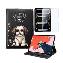 Capinha 360º Capa Giratória para Ipad 11 Pro Personalizada + Pelicula Proteção de Vidro