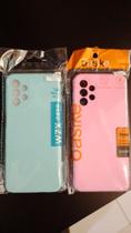 Capinha A13 Samsung - Preto, azul e rosa