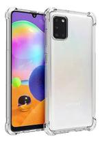 Capinha Anti Impacto + Película Cobre Toda Tela Galaxy A31 3d Capinha Anti Impacto + Película Cobre Toda Tela Galaxy A31 3d